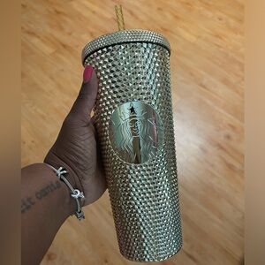 Gold Starbucks Cup